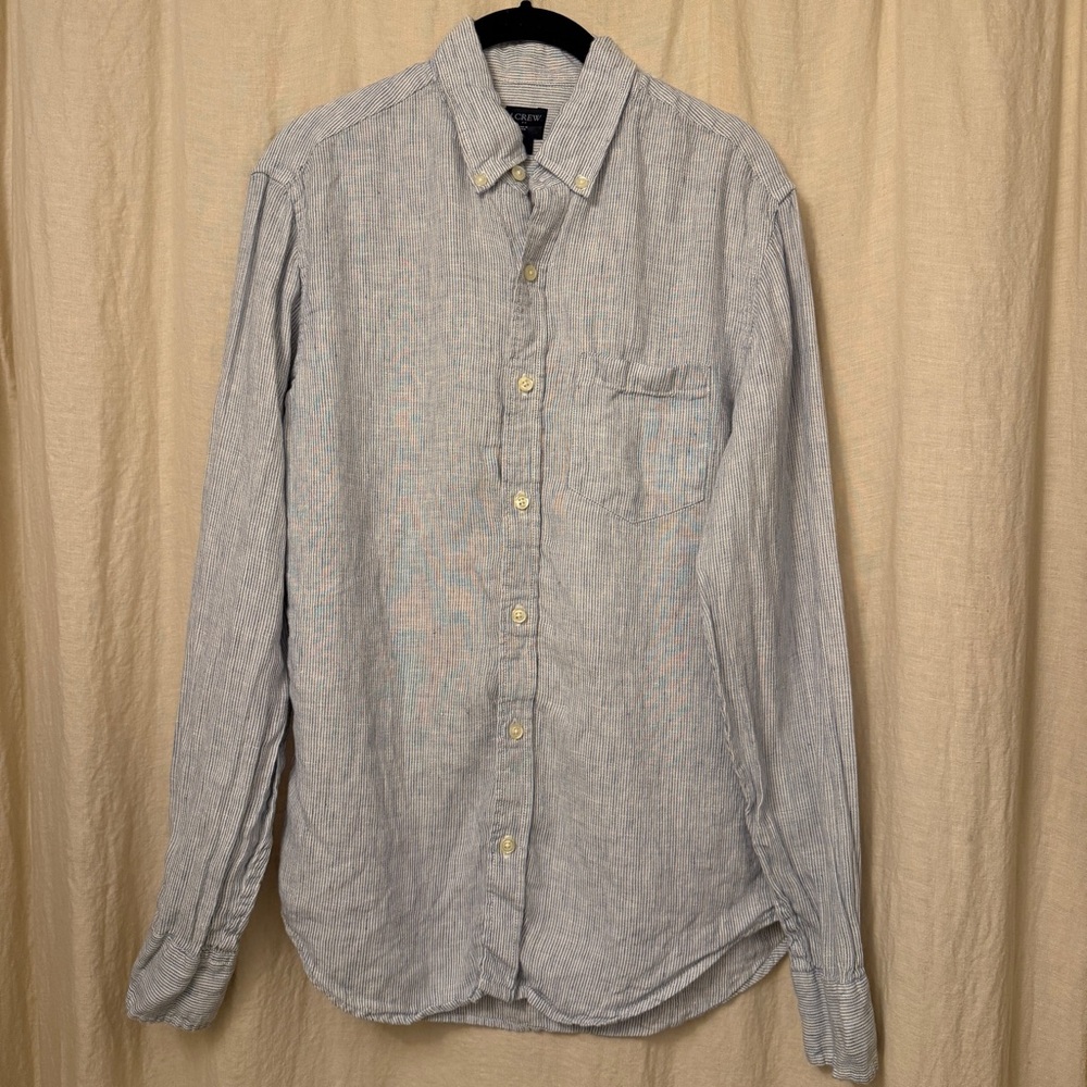 J. Crew 100% Linen Shirt